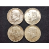 Image 2 : Four 90% Silver Kennedy Half Dollars - $2 Face Value