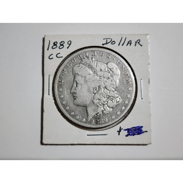 *ONE OF THE MOST RARE & VALUABLE MORGAN DOLLARS* 1889-CC United States Morgan 90% Silver Dollar ~