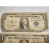 Image 2 : Three U.S. $1 Blue Seal Silver Certificates Series: 1935-F, 1957-B, 1935-D