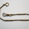 Image 3 : 14K Yellow Gold Chain, Pocket Watch Chain - 14in - TW: 11.8g