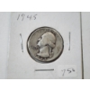 Image 4 : Four 90% Silver U.S. Washington Quarters 1958-D, 1954-D, 1945, 1961 FV: $1.00