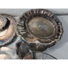 Image 7 : Nice Assortment of Silverplated Serving Trays and Baskets TW: 11.8lbs