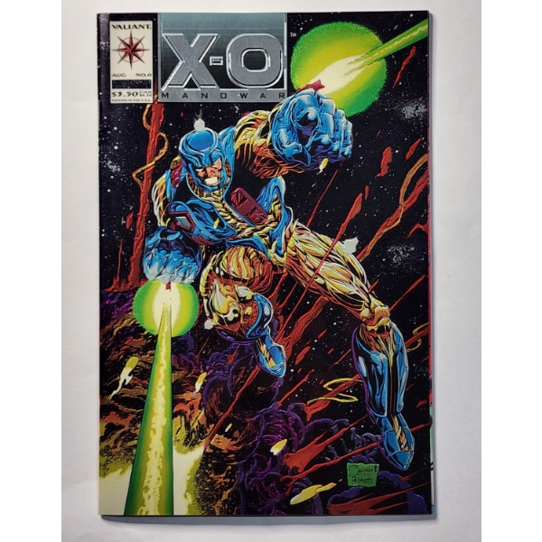 X-O MANOWAR #0 Comic Book By Valiant Comics ~ INCREDIBLE COVER ~ GREAT CONDITION!