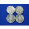 Image 2 : x4 Assorted Years 40% Silver Kennedy Half Dollars - FV: $2.00