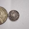 Image 4 : Three Foreign Silver Coins: Canada 10-Cent, Panama 1/2 Balboa, & German 1/2 Mark - See Description