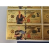 Image 5 : x8 Assorted WWE Stone-Cold Steve Austin $100 999999 24K Gold Foil Banknotes Set w/ CoA