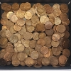 Image 1 : Approx. $2.00 Face Value of Unsearched Assorted Years Lincoln Memorial Cents 