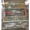 Image 1 : Large Metal Tool Box with Full Contents incl Wrenches, Screwdrivers and More