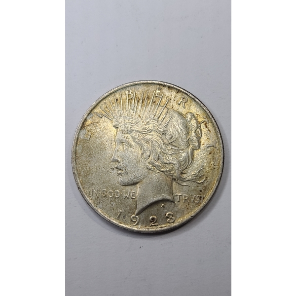 United States 1923 90% Silver Peace Dollar