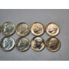 Image 3 : x10 Assorted Years 90% Silver Roosevelt Dimes - Face Value: $1.00