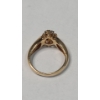 Image 5 : Women's Vintage 10K Yellow Gold Diamond Cluster Bypass Ring - Size 5 - Weight: 2.6g