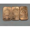 Image 2 : Three 1oz Copper Buffalo Bars
