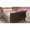 Image 1 : Louisville Home Pickup - Superb "QUEEN" Size "Sleigh Bed"  See Pictures- Complete As Shown 