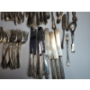 Image 9 : Lot of Silver-Plated Silverware Set with Rogers Bros Storage Chest; TW Silverware: 10.2lbs