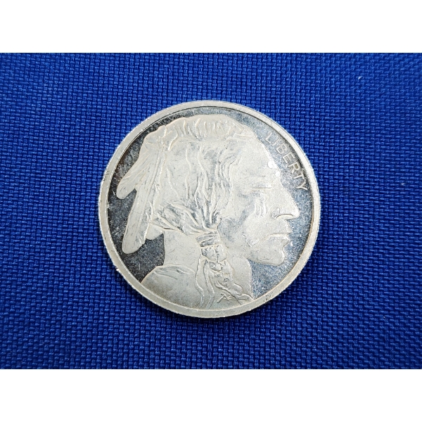 Indian Head Buffalo 1/4 oz .999 Fine Silver Round 