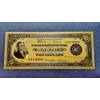 Image 1 : .999 GOLD FOIL U.S. $1  SERIES  1918 BATTLESHIP NOTE - IN PROTECTIVE SLEEVE