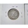 Image 9 : Four U.S. 90% Silver Washington Quarters: 1960-D, 1964, 1952-D, 1957-D FV: $1.00