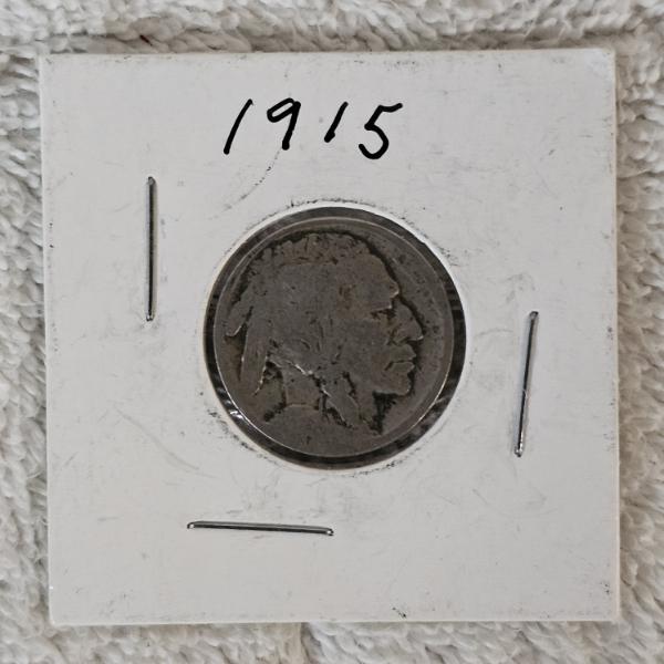 1915 United States Buffalo 5¢ Nickel Coin