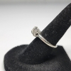 Image 3 : Gorgeous 14K White Gold 3-Stone Ring - Size 5.5 - Total Weight: 3.5g