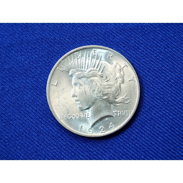 Stunning 1924 Silver Peace Dollar