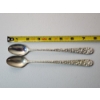 Image 6 : Stieff "Rose" Pattern Sterling Silver Teaspoons TW: ~75.0g - See Description