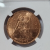Image 4 : NGC Genuine Great Britain Penny 1954-1970 Queen Elizabeth II
