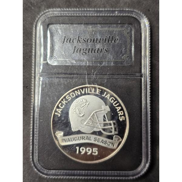 Jacksonville Jaguars 1 Ounce .999 Silver Round