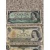 Image 2 : 3 - Vintage Canadian $1.00 Bills - 1967 Note - In Great Condition