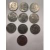 Image 1 : 10 - Eisenhower United States Dollar Coins - All Mint Condition