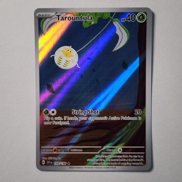Tarountula 199/198 Holo Rare Near Mint Pokemon Trading Card