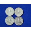 Image 2 : x4 Assorted Years U.S. 90% Silver Washington Quarters FV: $1.00