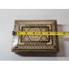 Image 4 : Unique Design Wooden Box with Assorted Foreign Coins and Stamp