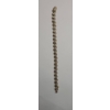 Image 3 : Multi-Tone 925 Sterling Silver 8" Vermeil ''X'' Links Bracelet - Weight: 21.3g