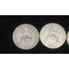 Image 5 : 1910, 1920, 1940, 1945 British One Shilling 0.5000 Silver Coins