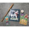 Image 1 : Vintage Baseball Collectables Including- New Marbles, New Cards, Mini Louisville Slugger Wood Bat