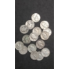 Image 1 : Assorted Years/Mint Marks Washington 90% Silver Quarters - Face Value: $4.00