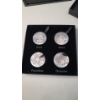Image 6 : Gods Of Olympus- The Perth Mint Australia 2 Oz 999 Fine Silver 12 Coin Set - 24 Oz Total of Silver