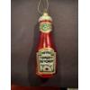 Image 2 : Heinz 57 Tomato Ketchup Hand Blown 6" Glass Bottle Ornament - Mint Condition