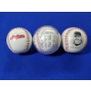 Image 1 : Lot of 3 Cleveland Indians Baseball, Carlos Baerga, Team Facsimile Autographed Baseball! 