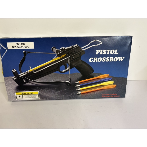 Pistol Crossbow in Plastic Packaging- Powerful Mini Crossbow - Never Used - 50 LBS MK-50A1/5PL
