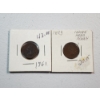 Image 1 : 2 BETTER DATE Indian Head Cents 1861 & 1873