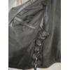 Image 5 : Harley Davidson Men's Leather Vest With Chain Closures Size 3XL - Excellent Condition