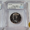 Image 4 : 2014-D/P JFK 50th Anniversary 2-Coin Set High-Relief, Clad Half Dollars ICG SP67