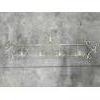 Image 6 : Rustic Metal Hanging Display with Decorative Plates - About 55in Long