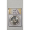 Image 1 : ANACS 1949 MS 63 Canadian 80% Silver "Matthew's Ship Newfoundland" King George VI Dollar
