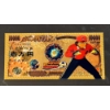 Image 1 : Pure 24k .999 Gold Foil NIPPON GINKO "Captain Tsubasa" Note - Mint Condition - NEW SERIES - Note 4/5