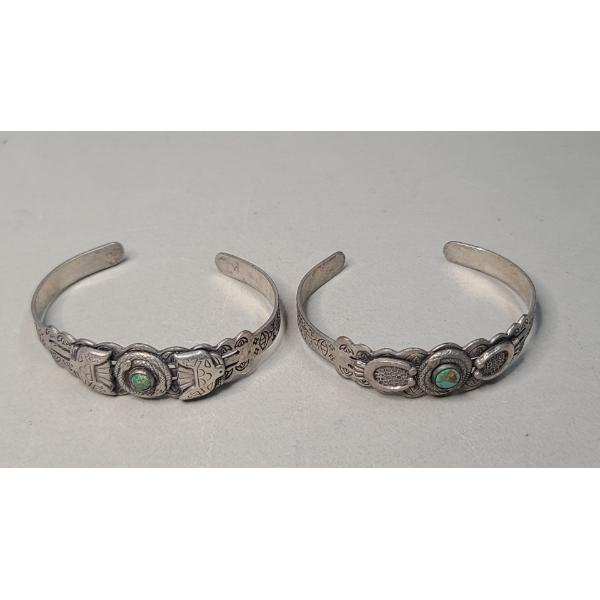 (2) Southwestern Style Cuff Bracelets