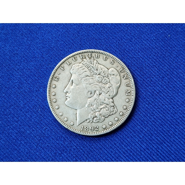 1892- O Morgan Silver Dollar