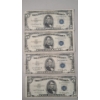 Image 1 : (4) Assorted Series United States $5 Silver Certificates - Face Value: $20.00