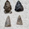 Image 4 : EARLY AMERICAN! Antique Assortment of Native American Stone Artifacts including Arrow/Spear Heads